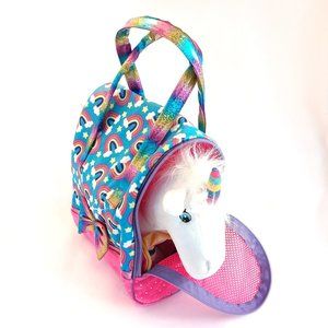 Pet-In-A-Bag Unicorn & Carrier Set